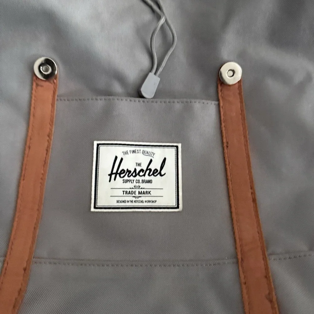 Y2K Herschel Supply Co. Little America Backpack Gray Laptop School Hiking Bag